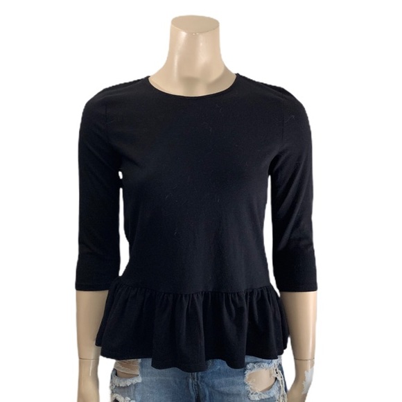 3/$30 - Urban Heritage Top with Ruffled Hem Size S - Picture 1 of 7